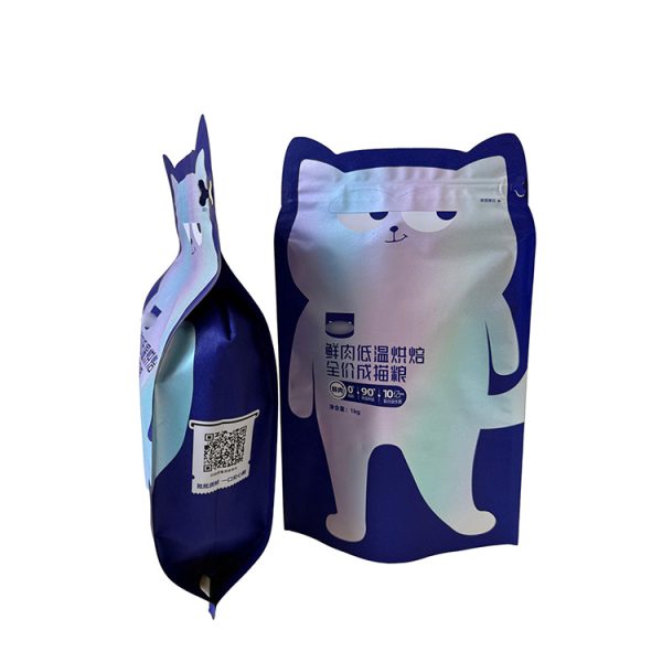 Cat Patterned Irregular Shaped Packaging Bags