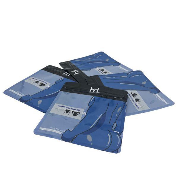 Customized Side Seal Zipper Plastic Package Bag