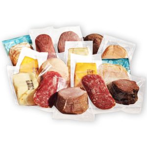 Heat-sealed food packaging vacuum bags