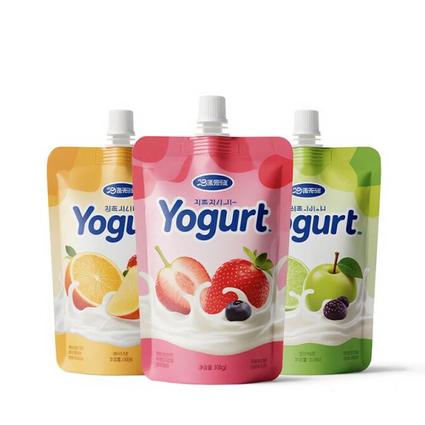 Juice Packaging Pouch Yogurt Spout Bag