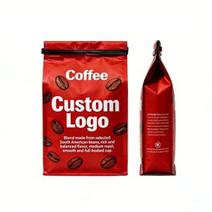 Matte coffee bag with valve