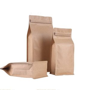 Odor-proof paper-plastic laminated coffee pouches