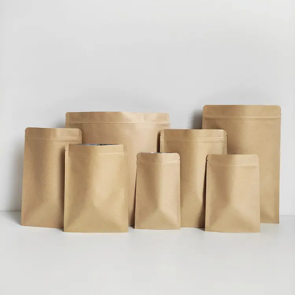 Self Sealing Kraft Paper Aluminum Foil Bag